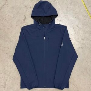 Swannies.co Men's Performance Golf Zip Up Water Resistant Rain Jacket Sz Medium